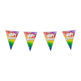 Ligne de drapeau joyeux anniversaire Boland, 6m