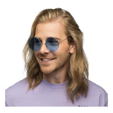 Boland lunettes de fête hippie xl bleu