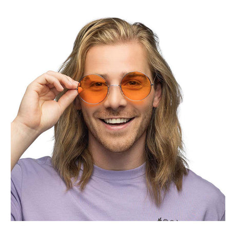 Boland lunettes de fête hippie xl orange