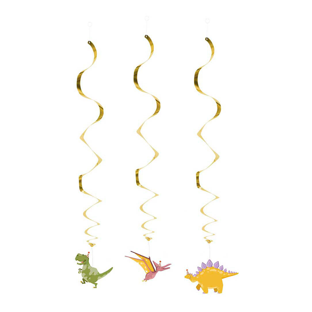 Boland guirlandes de décoration dinosaure, 3 pcs.