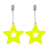 Boland boucles d'oreilles jaune fluo