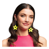 Boland boucles d'oreilles jaune fluo