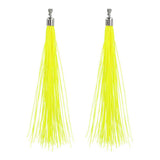 Boland boucles d'oreilles festival jaune fluo, 20cm