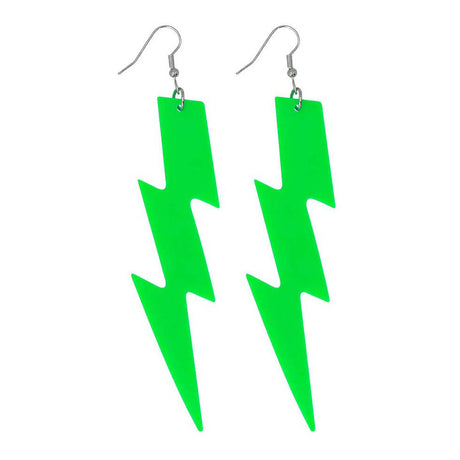 Boucles d'oreilles Boland flash vert fluo