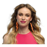 Boland boucles d'oreilles flash orange fluo