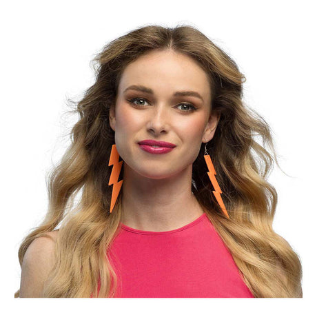 Boland boucles d'oreilles flash orange fluo