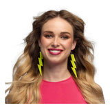 Boland boucles d'oreilles flash jaune fluo