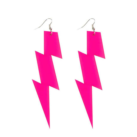 Boland boucles d'oreilles flash rose fluo