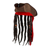 Boland chapeau pirate sale jack avec cheveux