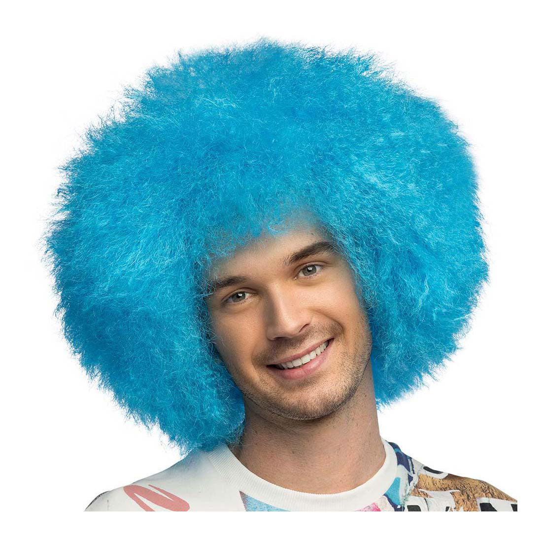 Boland perruque sucre bleu fluo