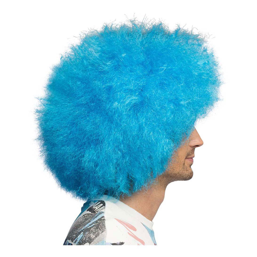Boland perruque sucre bleu fluo