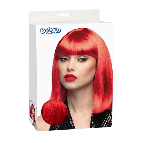 Boland perruque dance rouge fluo