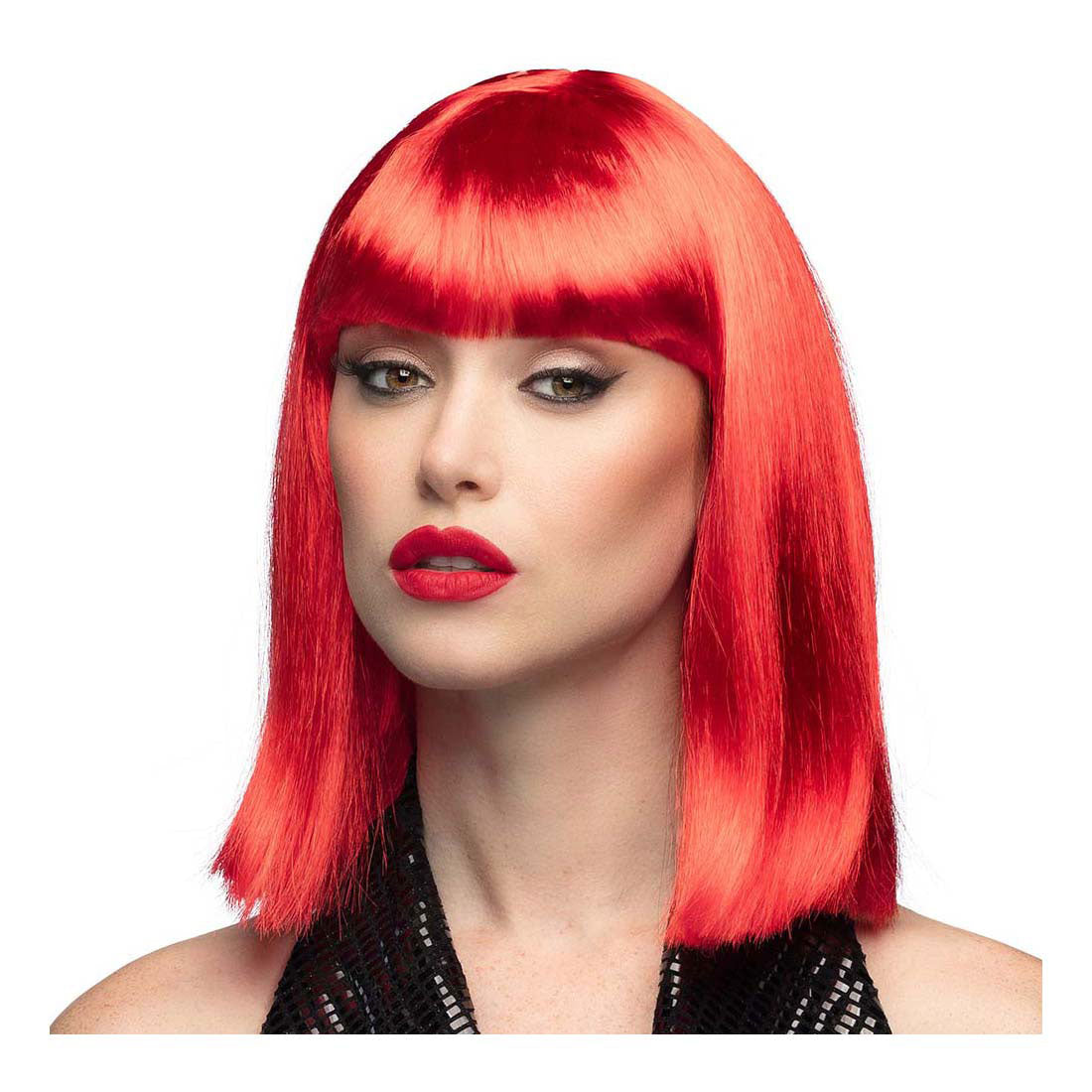 Boland perruque dance rouge fluo