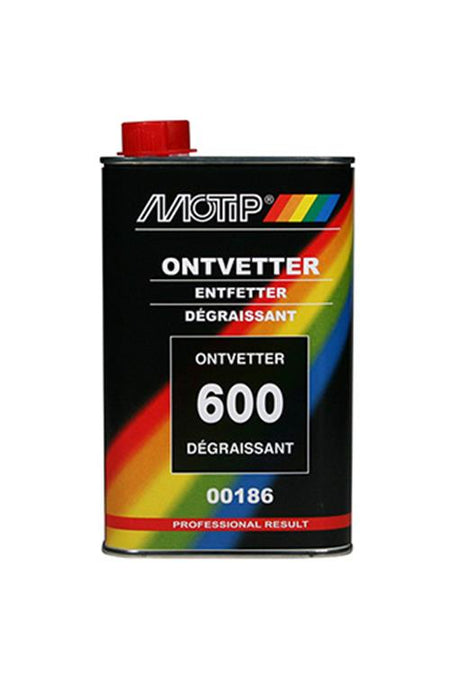 Motip DeGreaser 500 ml. Élimine le silicone, le goudron et la cire. Ne laissez pas un résidu. Non corrosif