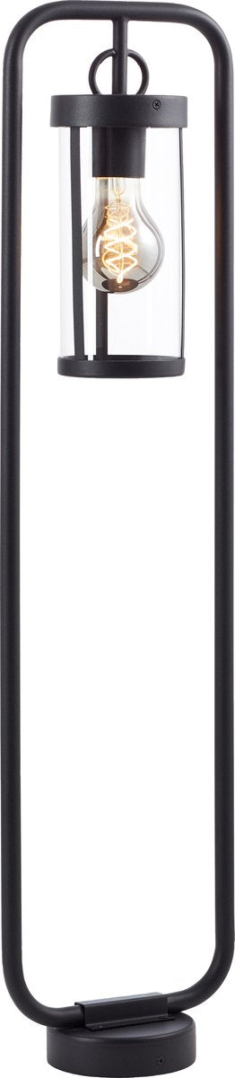 Brilliant sidney - lampe sur pied d'extérieur - hauteur 85 cm - e27 max 1x20w - ip44 - noir