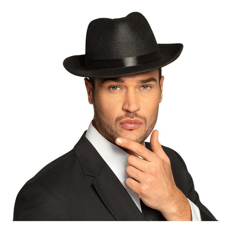 Boland chapeau feutre mafia noir