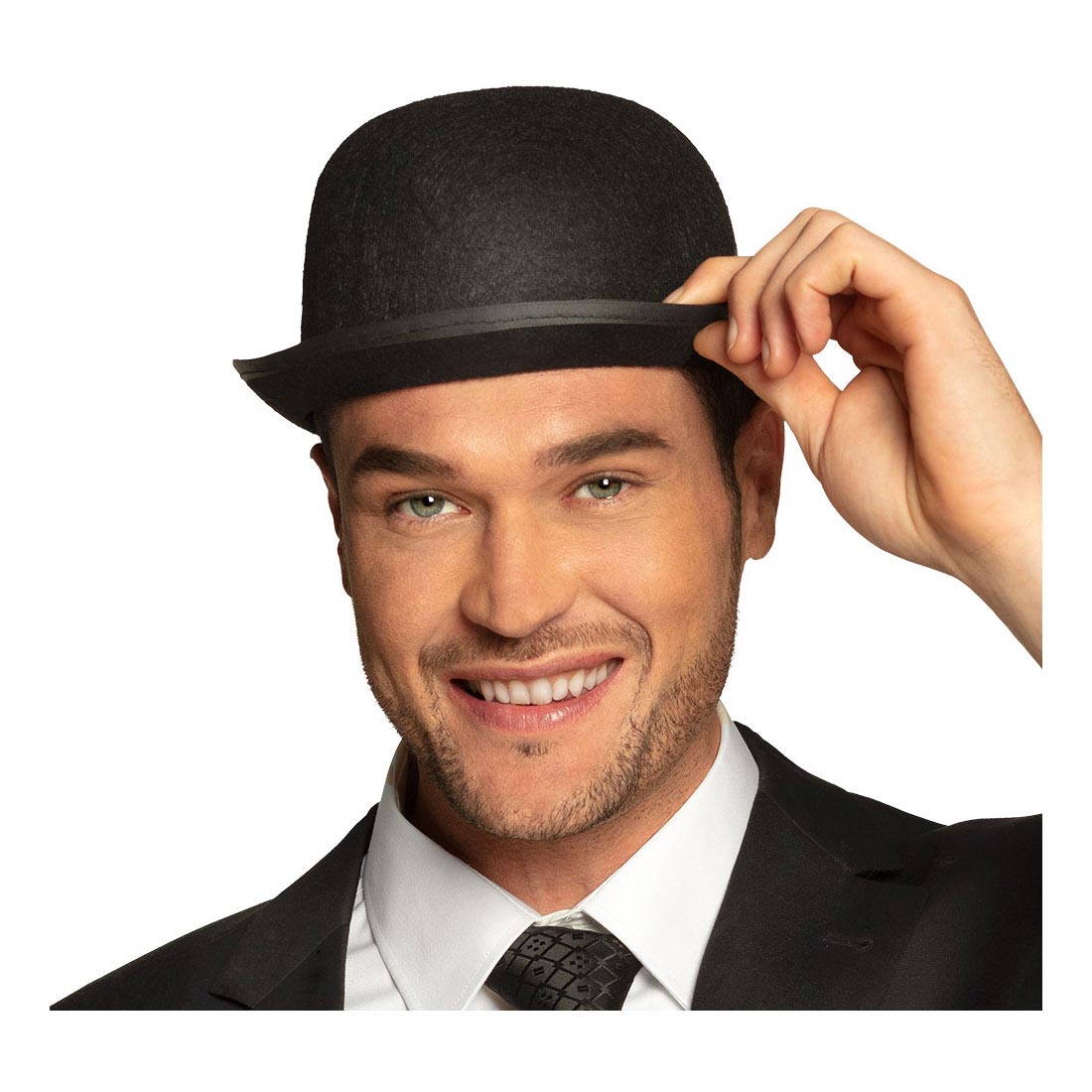 Chapeau melon Boland feutre noir
