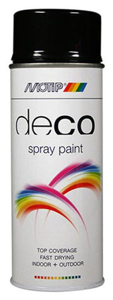 Bombe aérosol Motip 400ml - noir