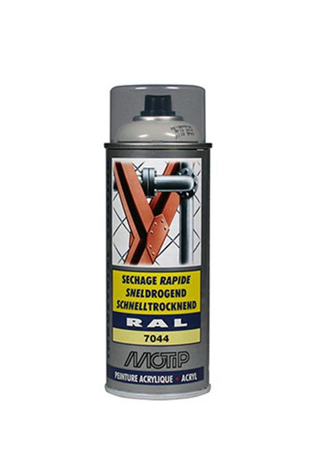 Motip 1051633 - ind. ral 7044 gris soie bombe aérosol 400 ml | 1 pièce