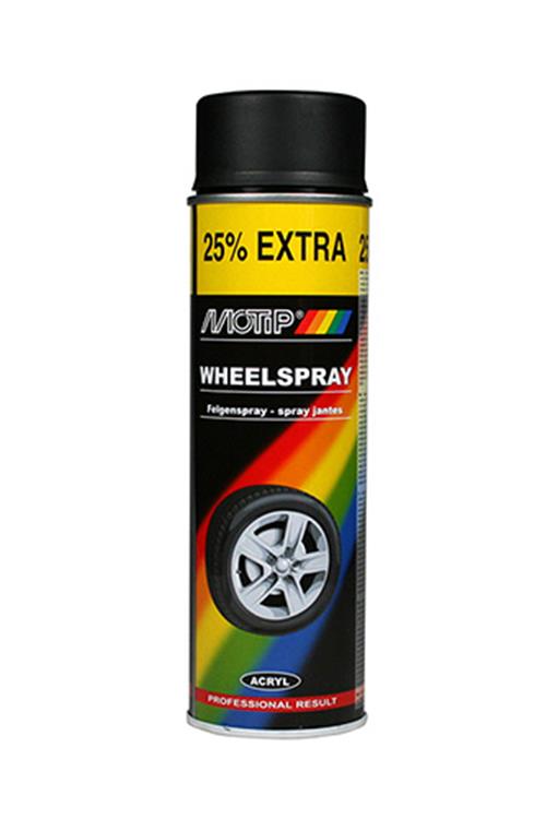 Motip Spray Bus 400 ml Wheelspray Mat-Black
