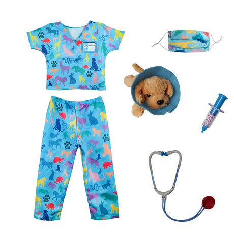Ensemble de costumes de grands prétendants vétérinaire 5-6 ans, 8 pièces.