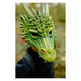 Masque de dragon de grands prétendants vert