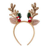 Serre-tête Rudolph des fêtes des grands prétendants - doré