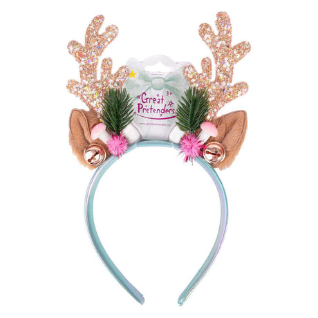 Bandeau Rudolph de vacances Great prétendants - menthe rose