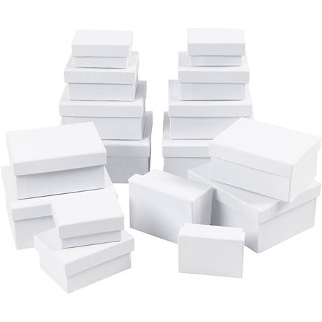 Creativ Company Rectangular Boxes Divers, 4st.