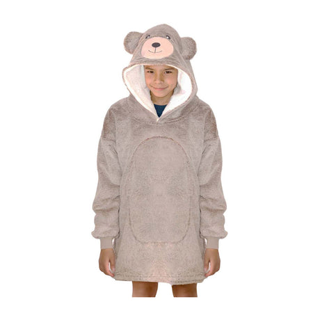 Noxxiez sweat à capuche câlin pull moyen ours, jusqu'à 160 cm