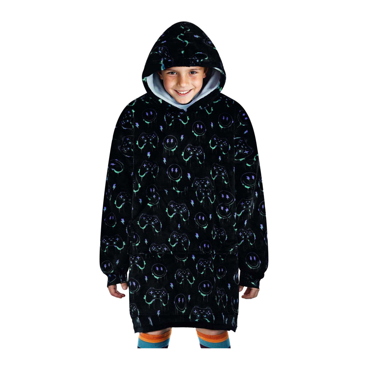 Noxxiez sweat à capuche câlin pull moyen gaming, jusqu'à 160 cm