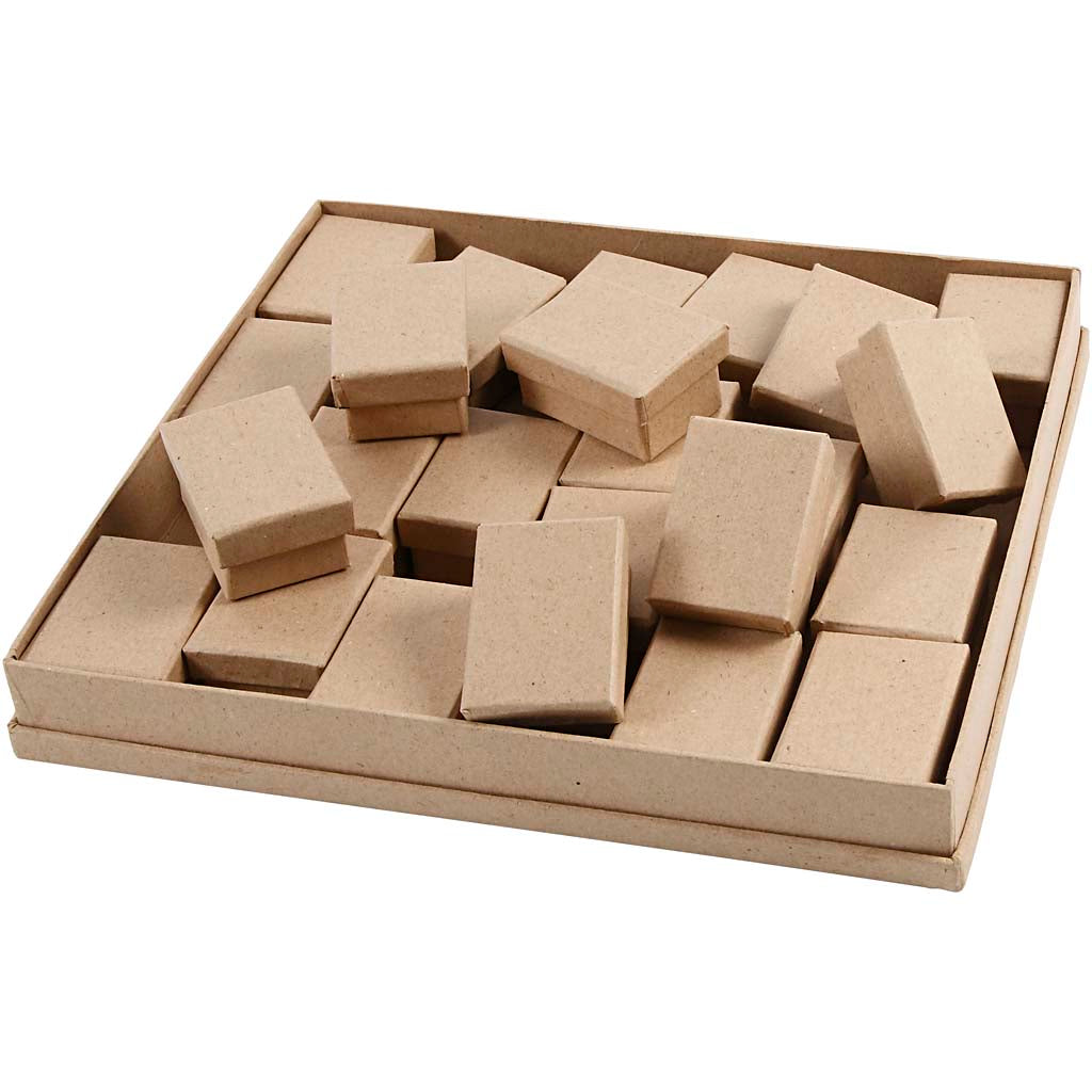 Boîtes d'entreprise Creativ, h : 3,5 cm, dimensions 5x7 cm, 24 pièces 1 boîte