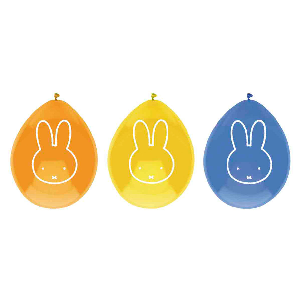 Ballons à barbe blanche Haza Miffy, 6 pcs.