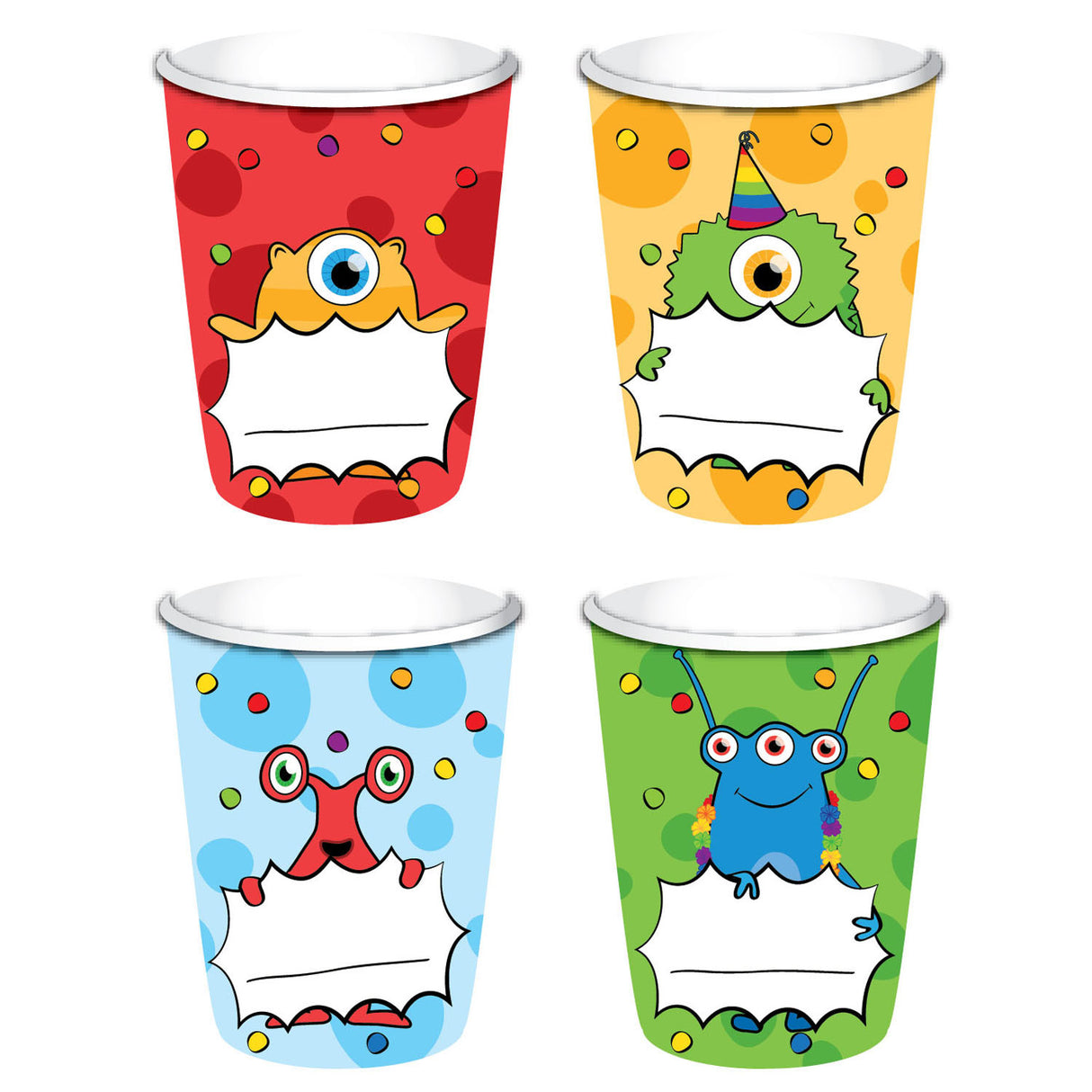 Cups Monster Party, 8 ..