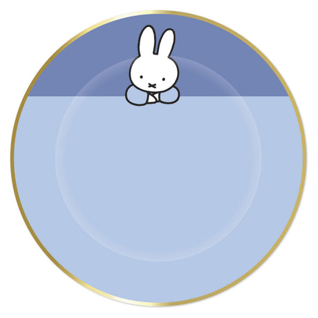 Plaques à barbe blanche Haza Miffy bleu, 8 pcs.