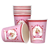 Gobelets princesse barbe blanche Haza, 8 pcs.