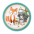 Haza barbe blanche assiettes sauvages animaux de la forêt, 8 pcs.