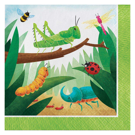 Serviettes anti-insectes Haza barbe blanche, 16 pcs.