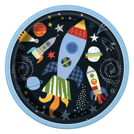 Plaques spatiales Haza barbe blanche, 8 pcs.