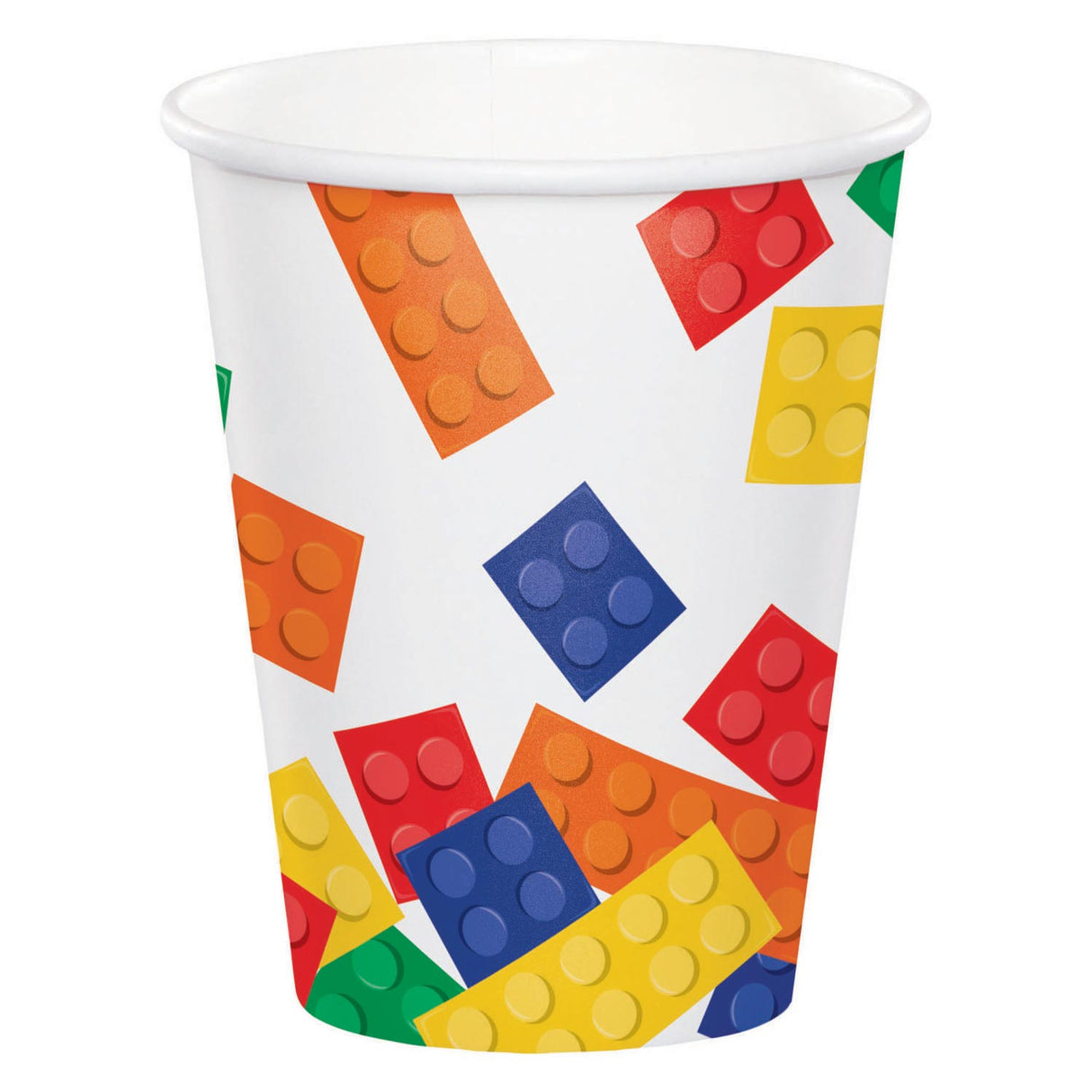 Haza barbe blanche blocs de construction tasses, 8 pcs.