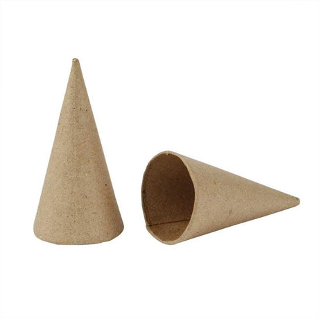Cônes Creativ company, h: 8 cm, d 4 cm, 10 pièces, 1 boîte