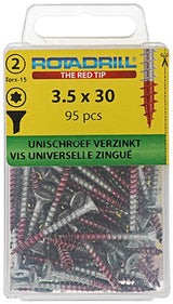 Rotadrill 1039929 - universeelschroef vktx vz 3.5x30mm (95) | 6 stuks