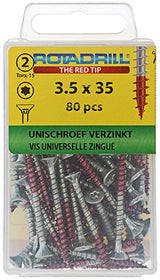 Rotadrill 1039930 - universeelschroef vktx vz 3.5x35mm (80) | 6 stuks