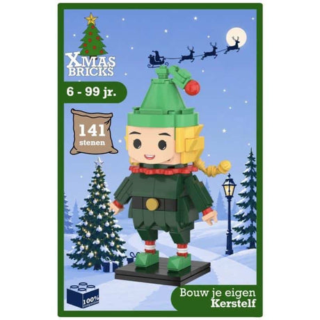 Sintbricks xmas bricks bouw je eigen kerst elf 141 delig