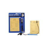 Carnet de reçus de police Johntoy avec crayon et sifflet