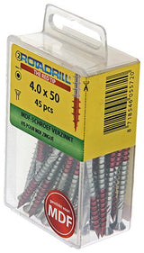 Rotadrill 1039913 - mdf-schroef 75°-vk tx vz 4.0x50mm (45) | 6 stuks