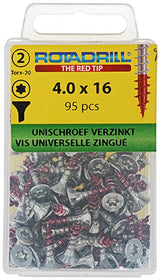 Rotadrill 1039932 - universeelschroef vktx vz 4.0x16mm (95) | 6 stuks