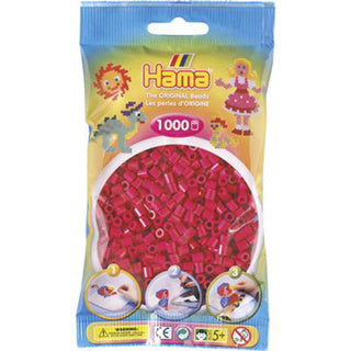Perles thermocollantes Hama midi - rouge chaud (029), 1000 pcs.