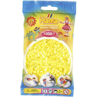 HAMA Iron Perles 1000 pièces pastel jaune