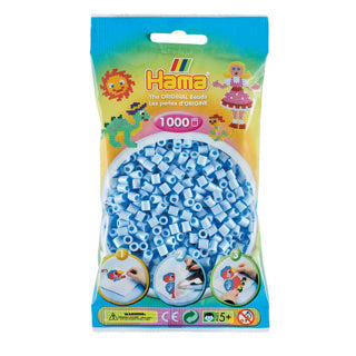 Perles thermocollantes Hama bleu glacier pastel – 1000 pièces